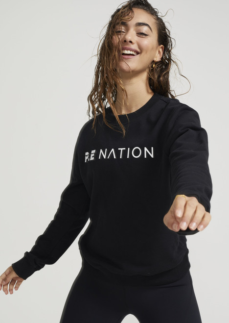 Front Side Sweat in Black