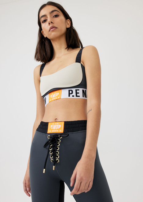 Impact Sports Bra in Oyster Grey