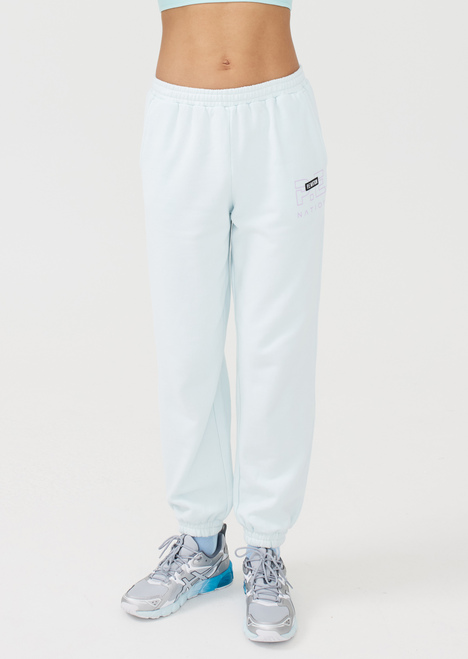 Grand Stand Trackpant in Cool Aqua