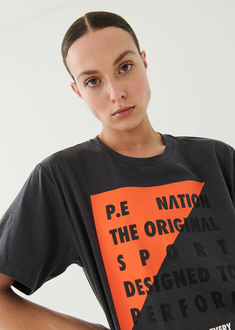Best Play Tee in Charcoal