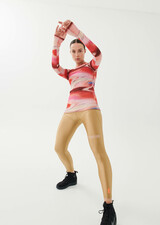 Upfield LS Top in Print