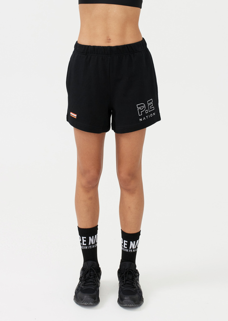 Stadium Short in Black