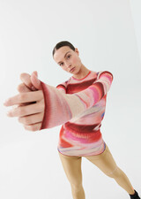 Upfield LS Top in Print