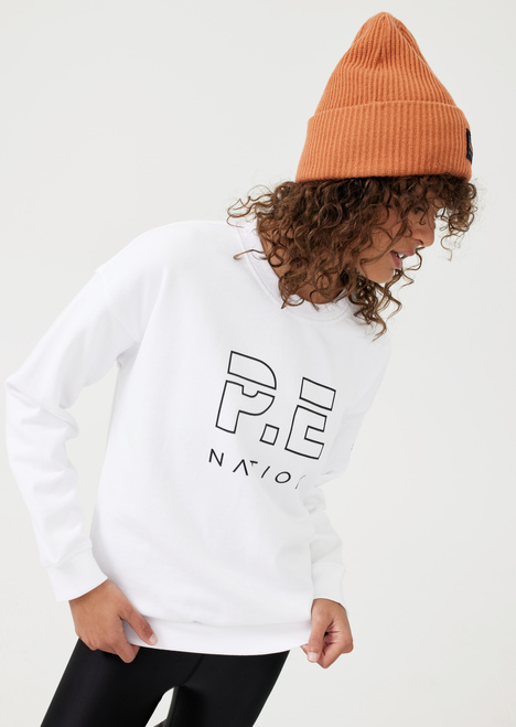 Heads Up Sweat in White