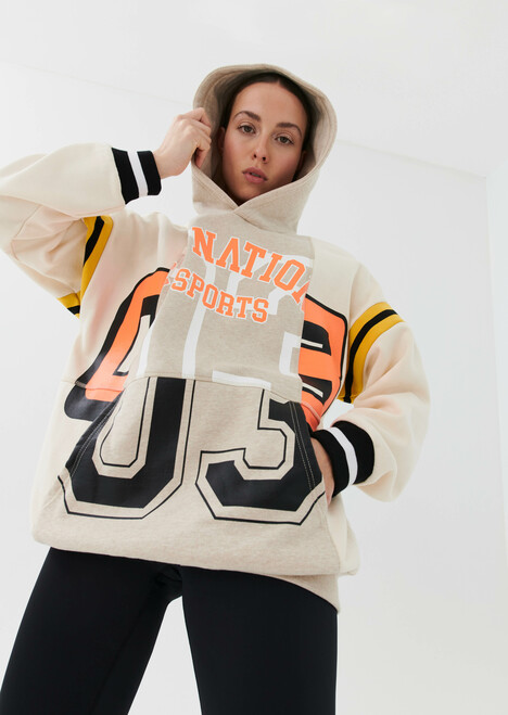 Reflex Hoodie in Grey Marl