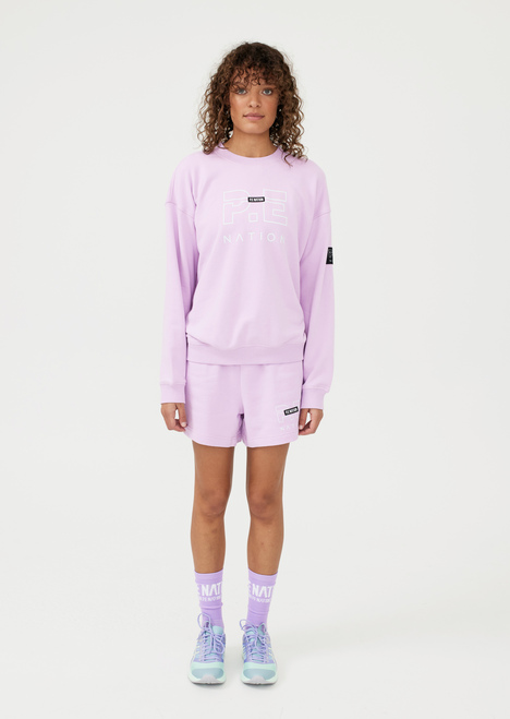 Heads Up Sweat in Soft Purple