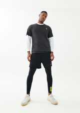 Extension Tee in Ebony