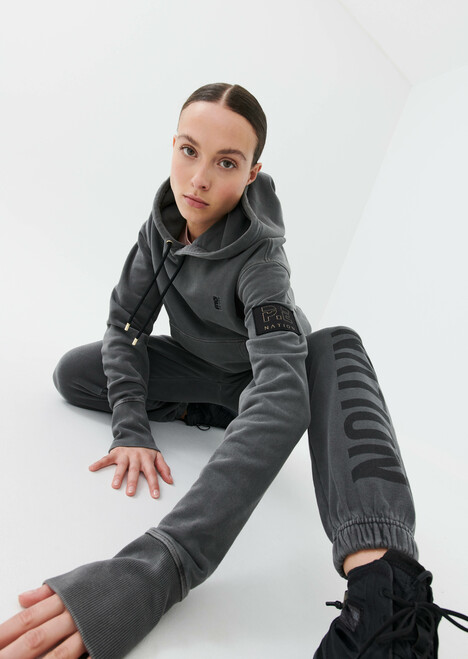 Mid Game Hoodie in Charcoal