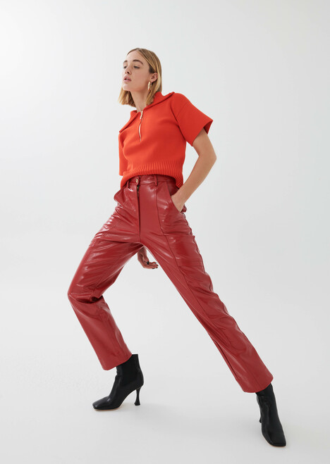 Full Twist Pant in Chilli