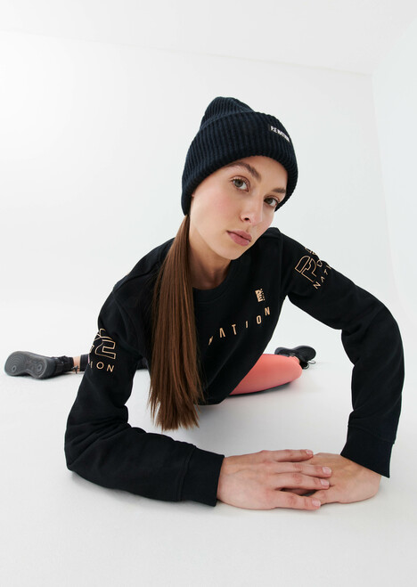 Game Card Sweat in Black