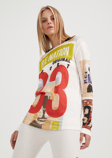 Step Out LS Top in Print