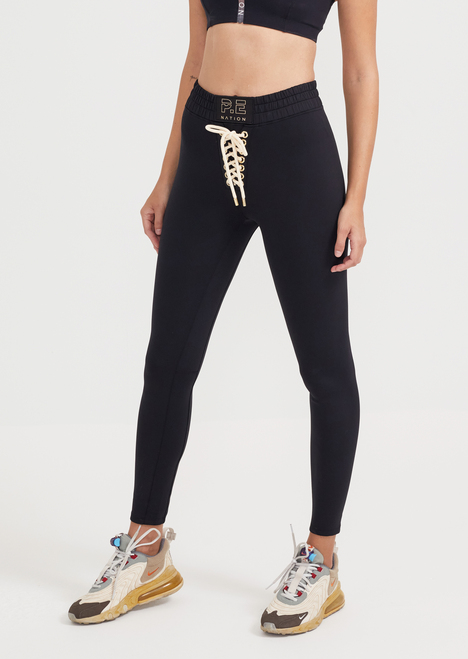 Drop Step Legging in Black