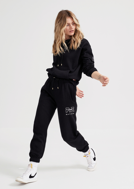 Heads Up Trackpant in Black