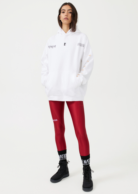 Courtside Hoodie in White
