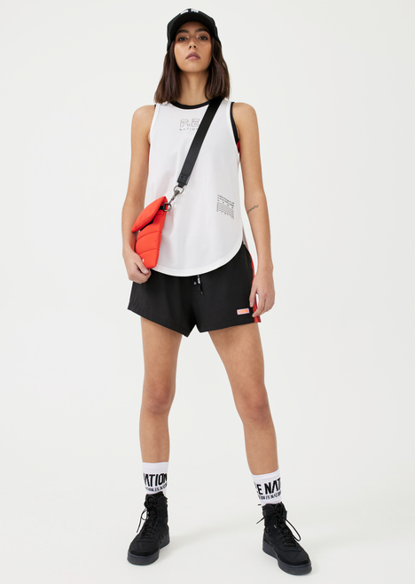 Courtside Tank in White