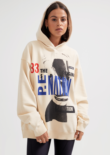 Half Court Hoodie in Ivory