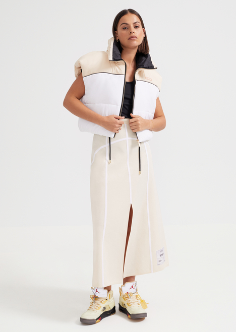 Half Court Skirt in Ivory
