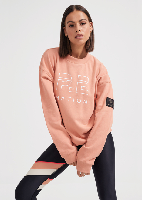 Heads Up Sweat in Peach Bloom