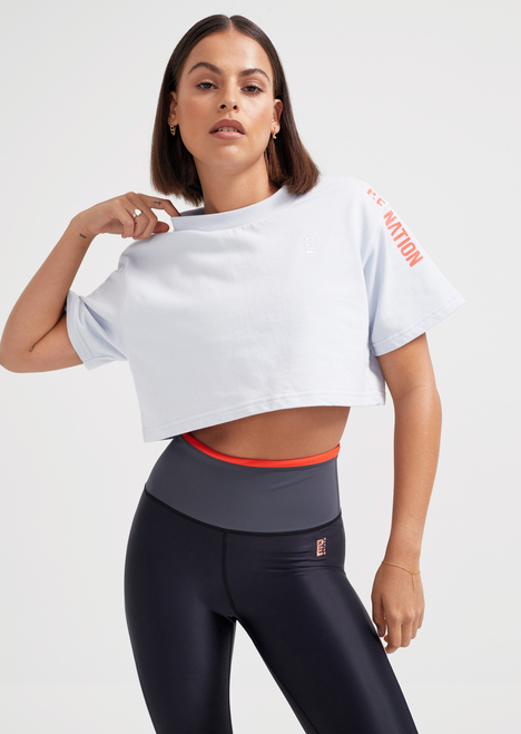 Jump Shot Tee in Blue