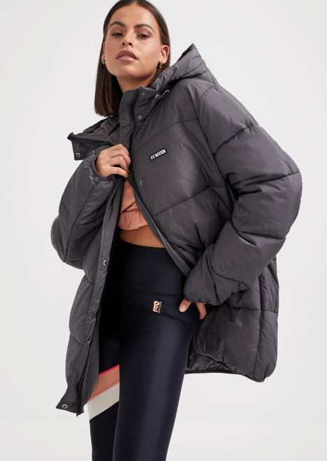 Momentum Puffer Jacket in Charcoal