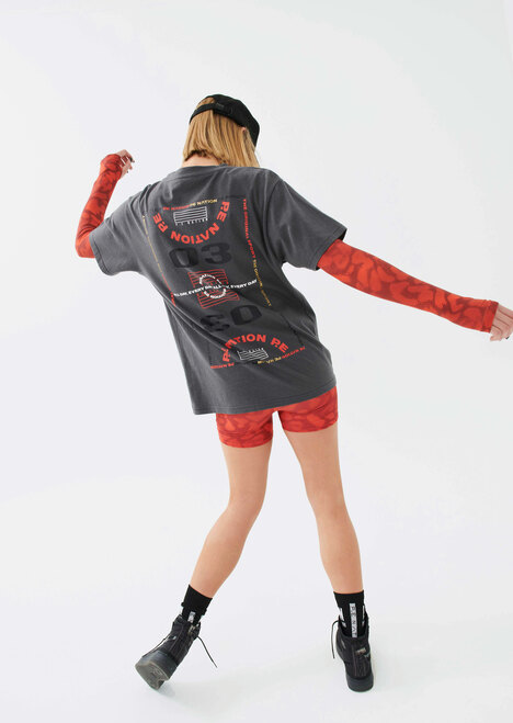 Starting Block Tee in Charcoal