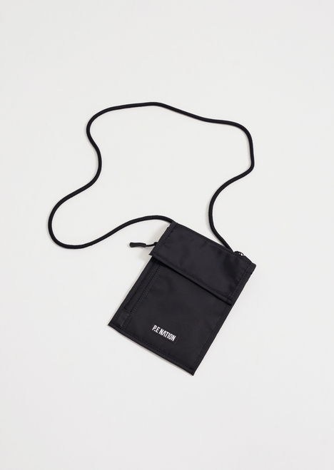 Qualifier Logo Pouch in Black